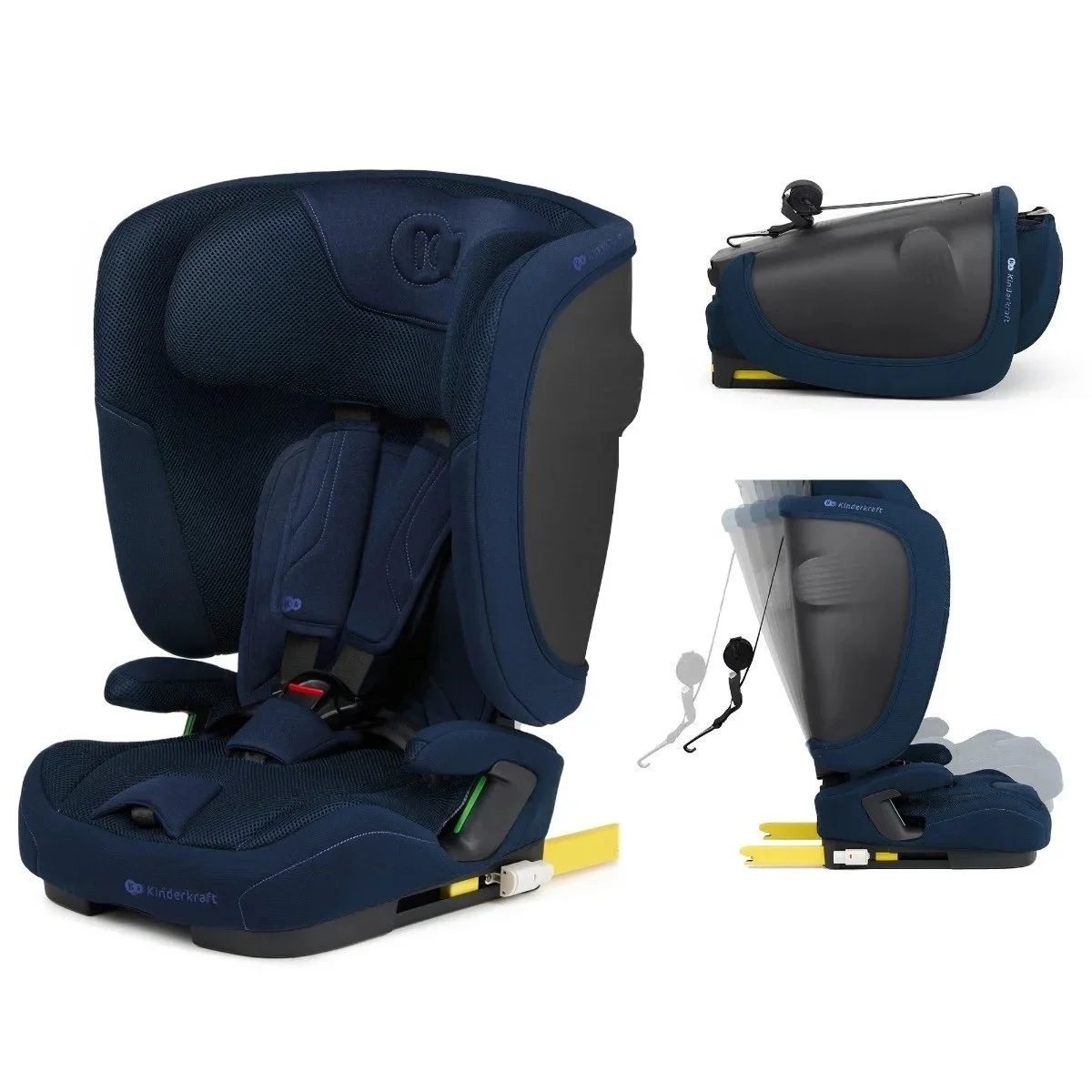 Auto sedište FIX2GO I-Size 76-150CM Navy Kinderkraft