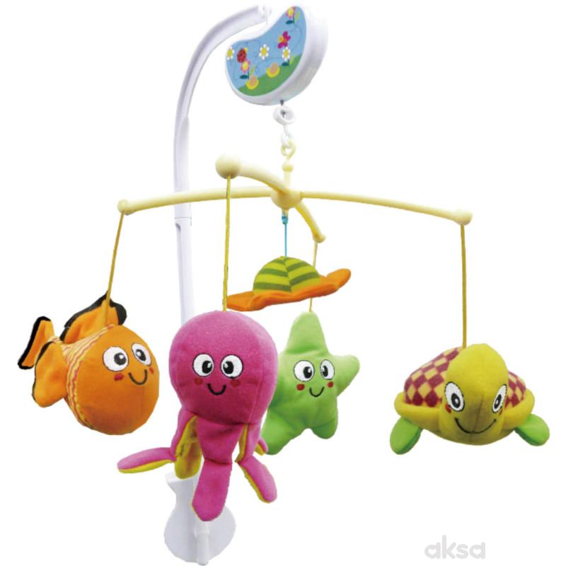 Muzička vrteška sa morskim životinjama Biba Toys