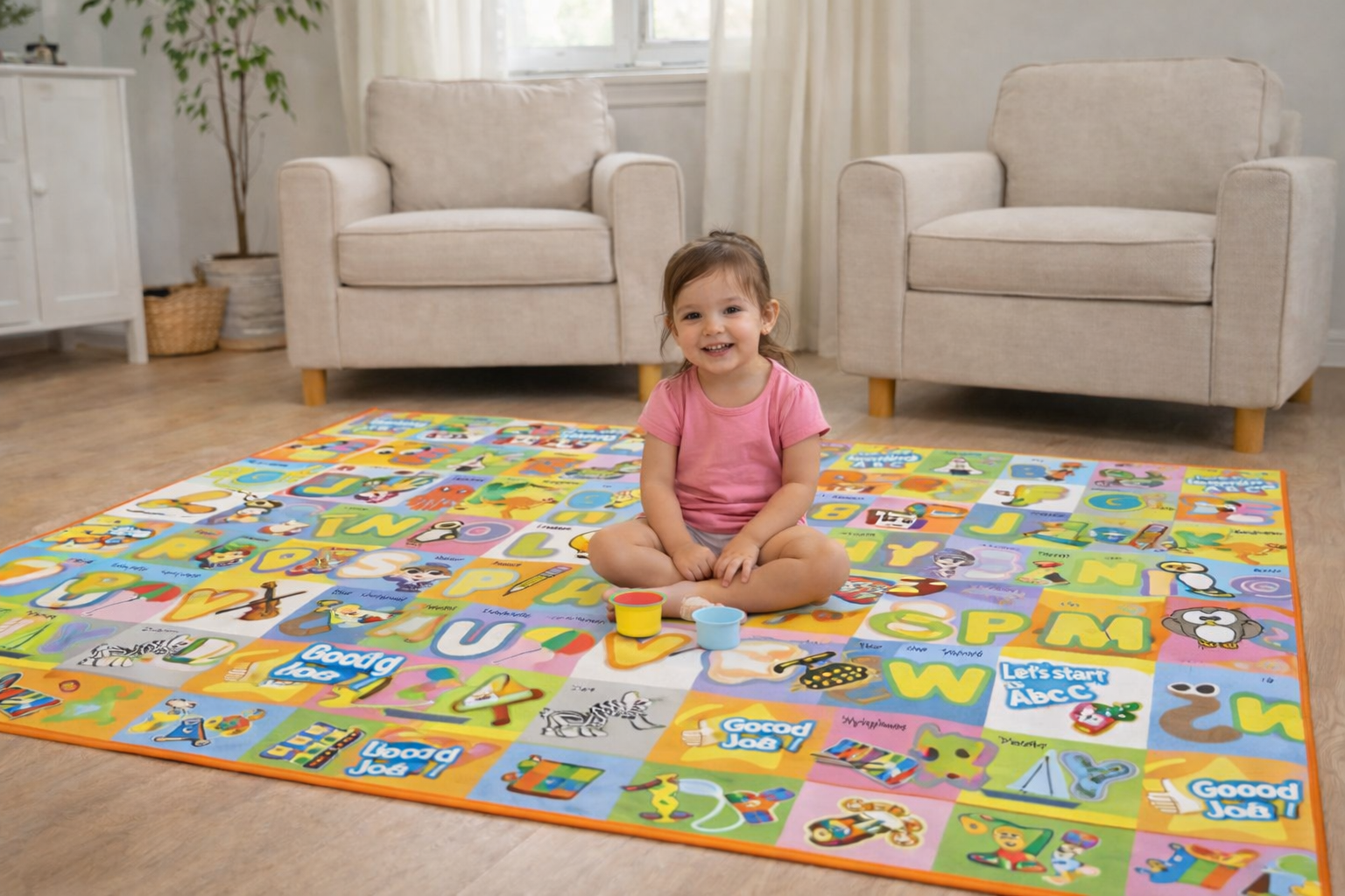 Podloga za igru Slova 200 x 120cm Rollmatz