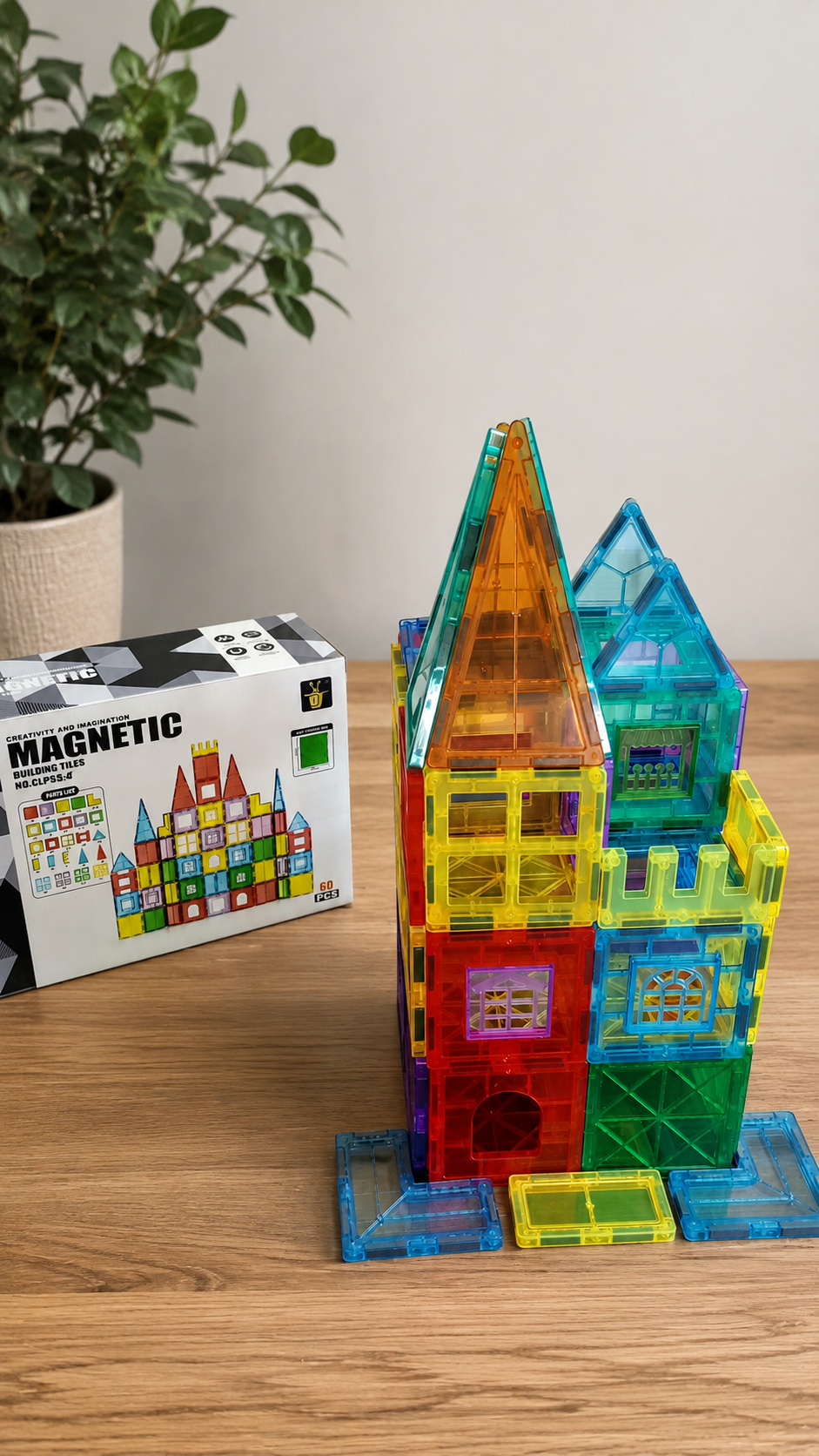 Magnetni konstruktor Creative 60 delova ST0734748B Magnetne kocke