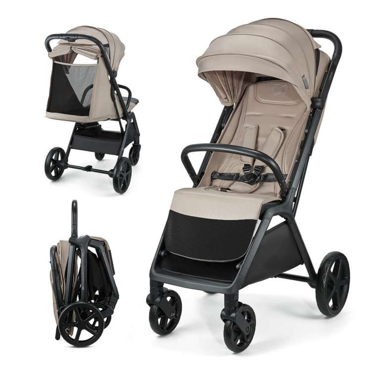 Kolica za bebe Loom Linen Beige Kinderkraft