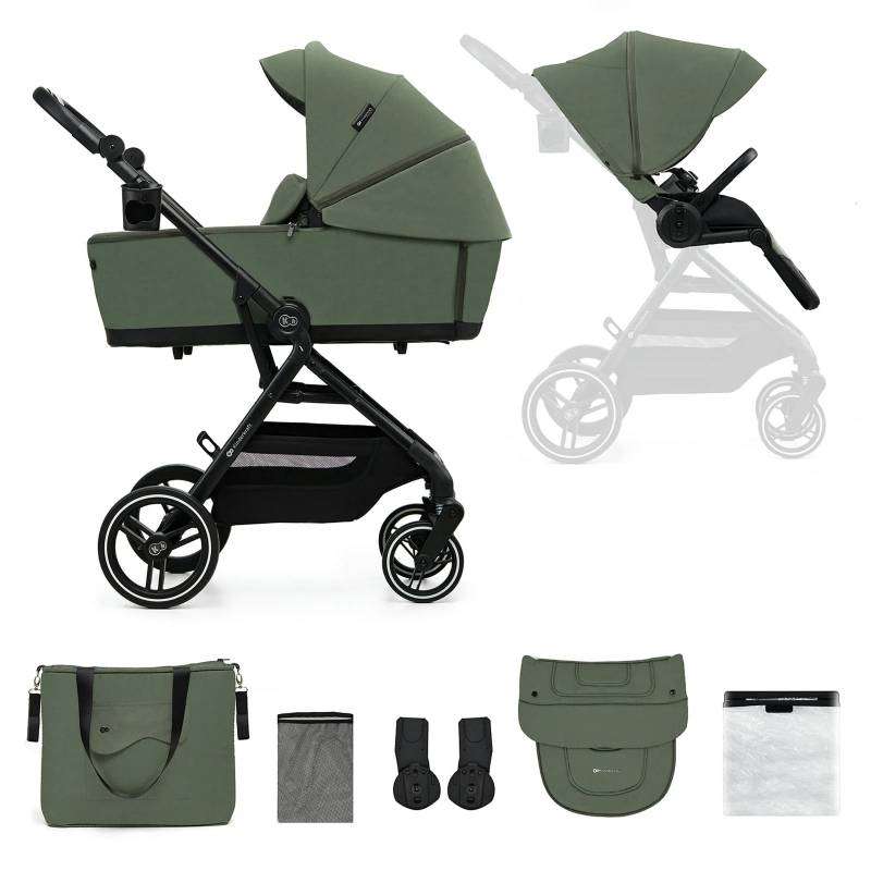 Kolica za bebe Yoxi 2 u 1 Mystic Green Kinderkraft