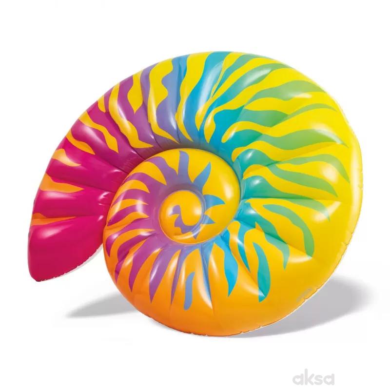 Dušek u obliku školjke 157x25cm Intex