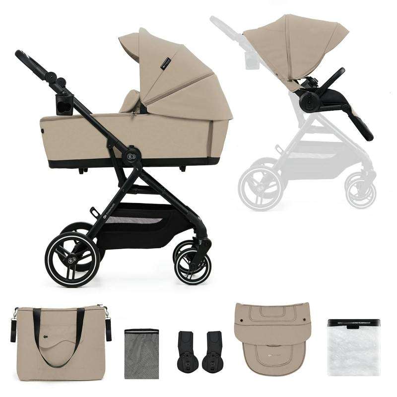 Kolica za bebe Yoxi 2 u 1 Sand Beige Kinderkraft