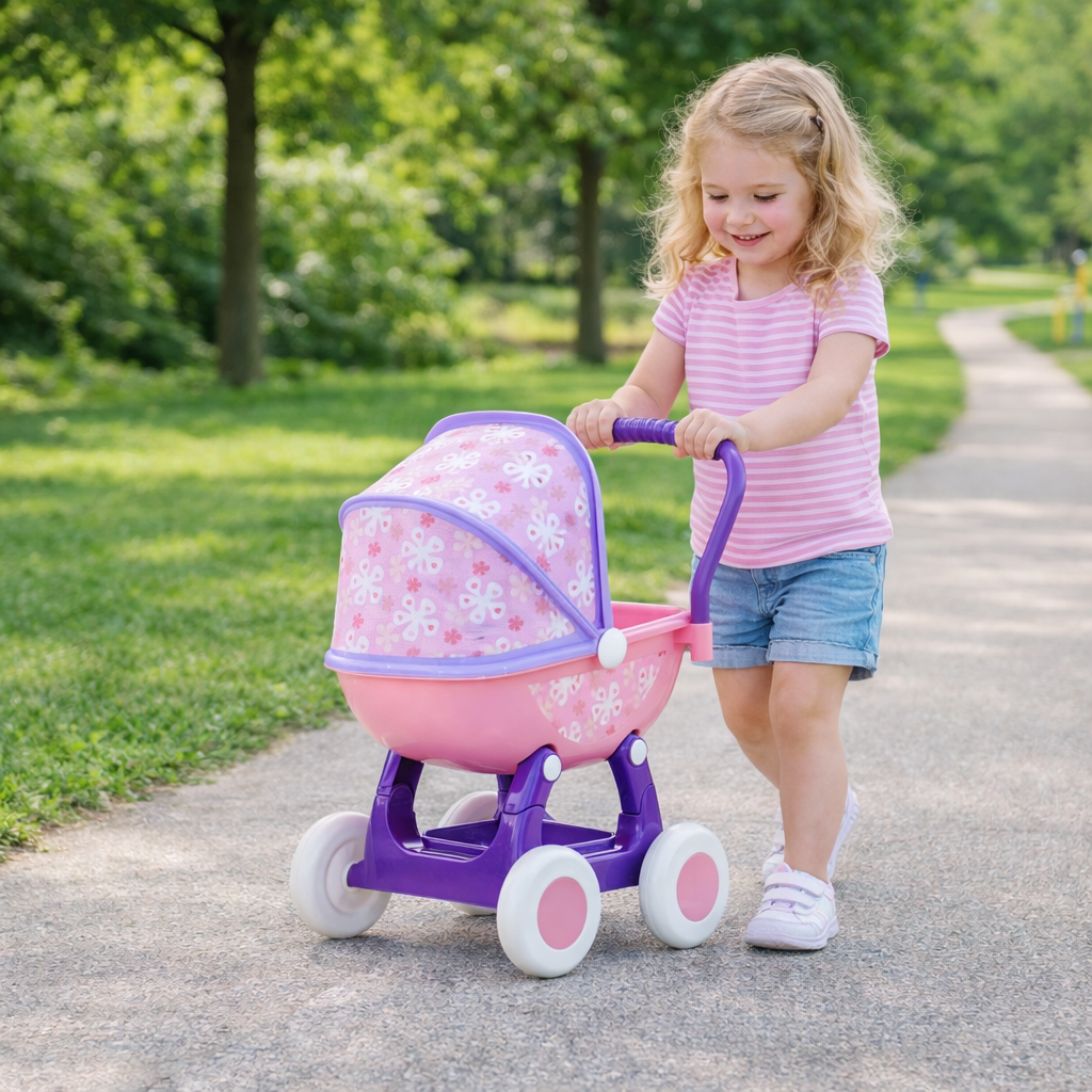 Kolica za bebe Arina roze Polesie