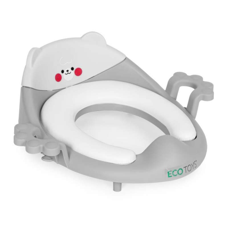 Adapter za wc šolju sa rukohvatima, Gray Eco Toys