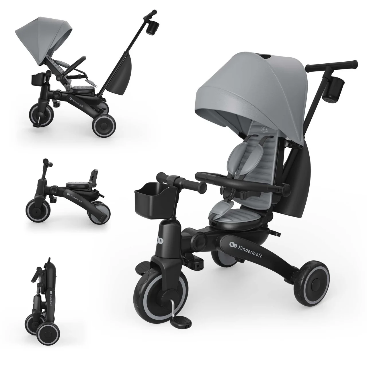 Tricikl Jazz 3 Grey Kinderkraft