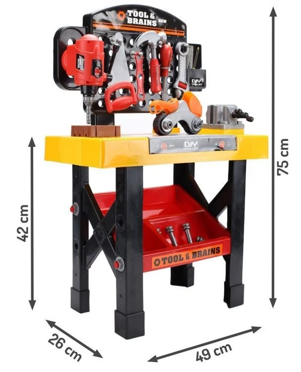 Velika radionica Tool & Brains 39 delova Eco Toys