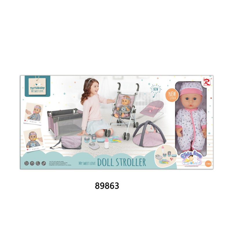Set za lutku sa kolicima HK Mini