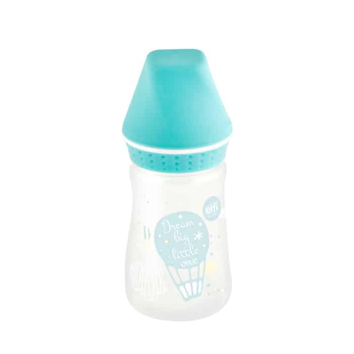 Plastična flašica sa silikonskom cuclom Sweet Baby, 125 ml - Zelena RK103Z Elfi