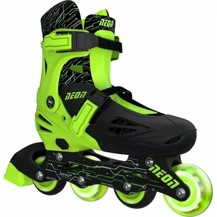 Roleri Neon Combo vel 30-33 zeleni Yvolution