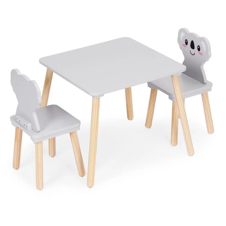 Dečiji set nameštaja Koala sto i 2 stolice Eco Toys