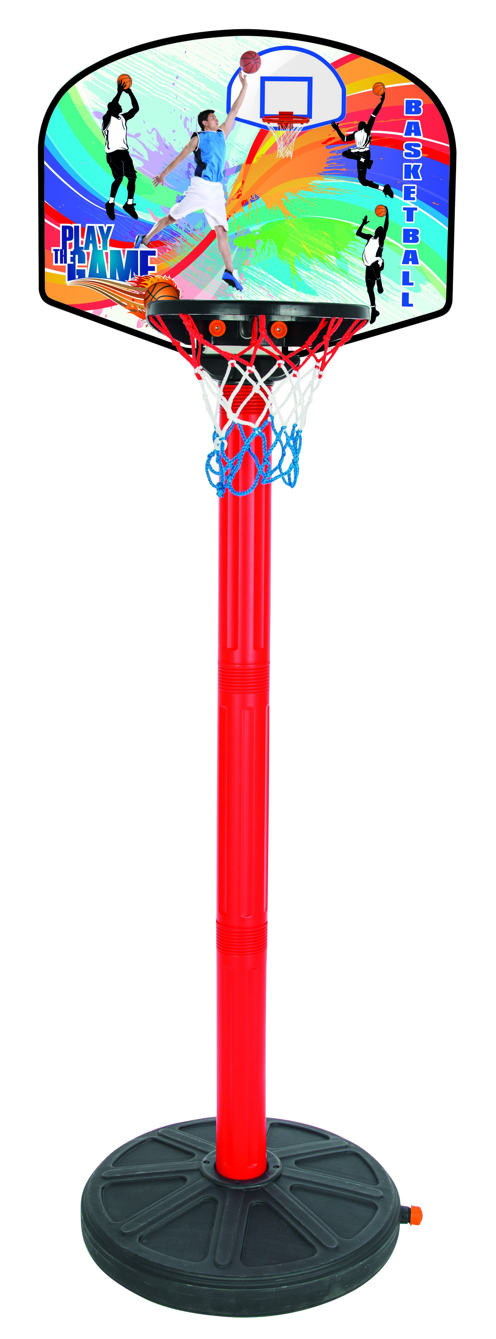 Set za košarku sa stalkom šareni Pilsan