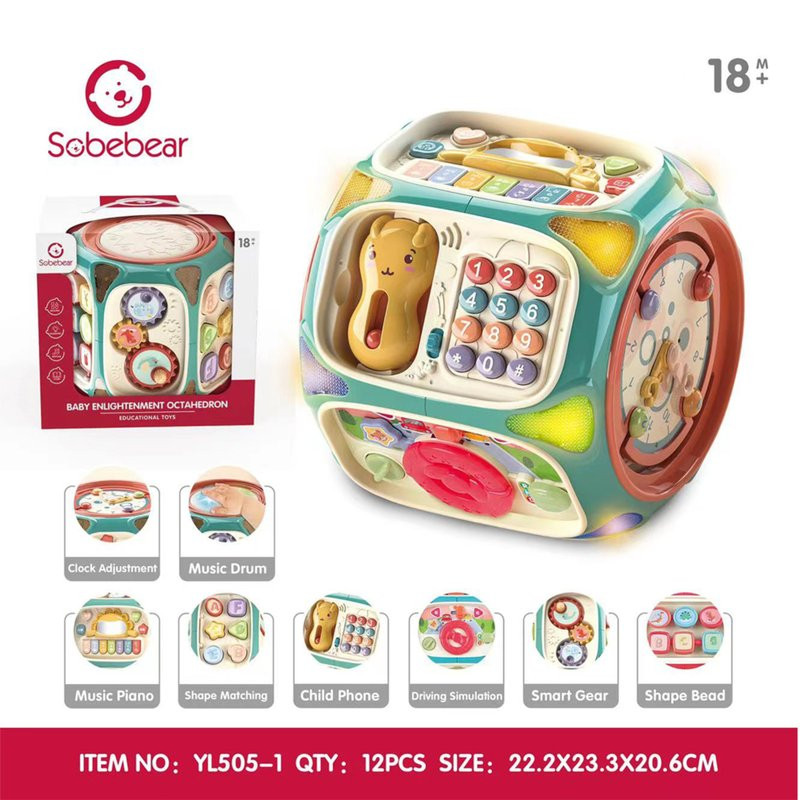 Interaktivna osmostrana kocka za igru HK Mini