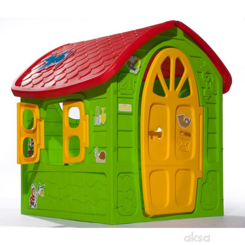 Kućica za decu zeleno crvena Dohany toys 
