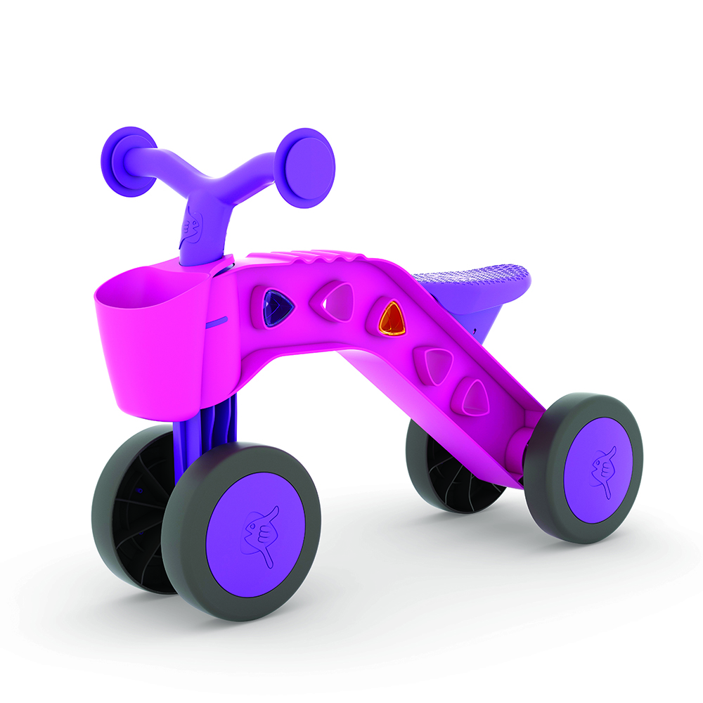 Bicikl guralica ItsiBitsi Blocks  Fuchsia Chillafish