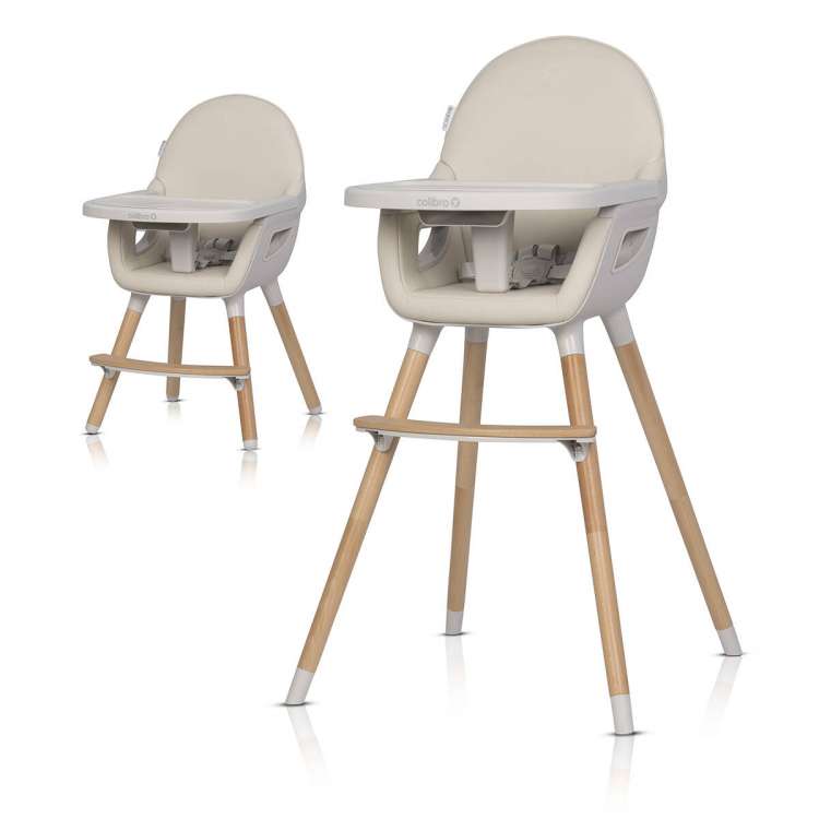 Stolica za hranjenje Scandi almond Colibro