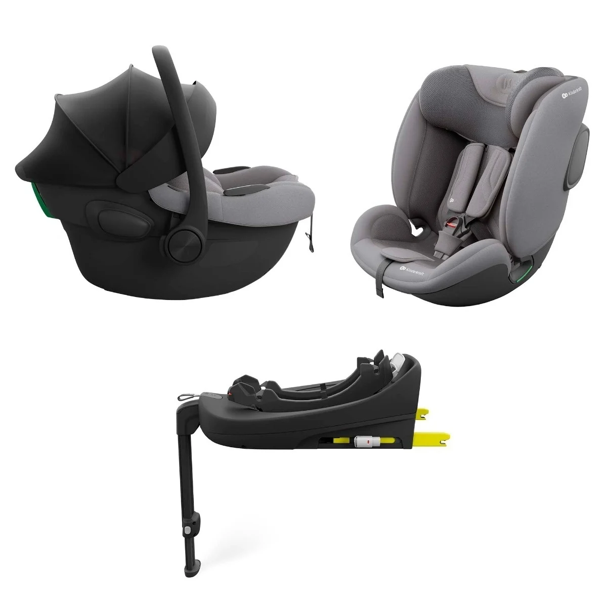 Auto sedište set I-Lite I-Fix Endura Safe sa IsoFix bazom Grey Kinderkraft