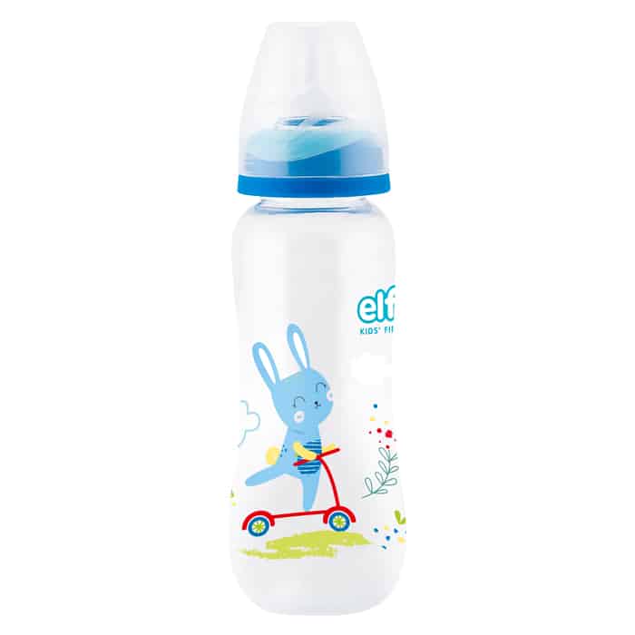Plastična flašica - super clear Fun in the park, 250 ml Zec - žuta RK04z Elfi