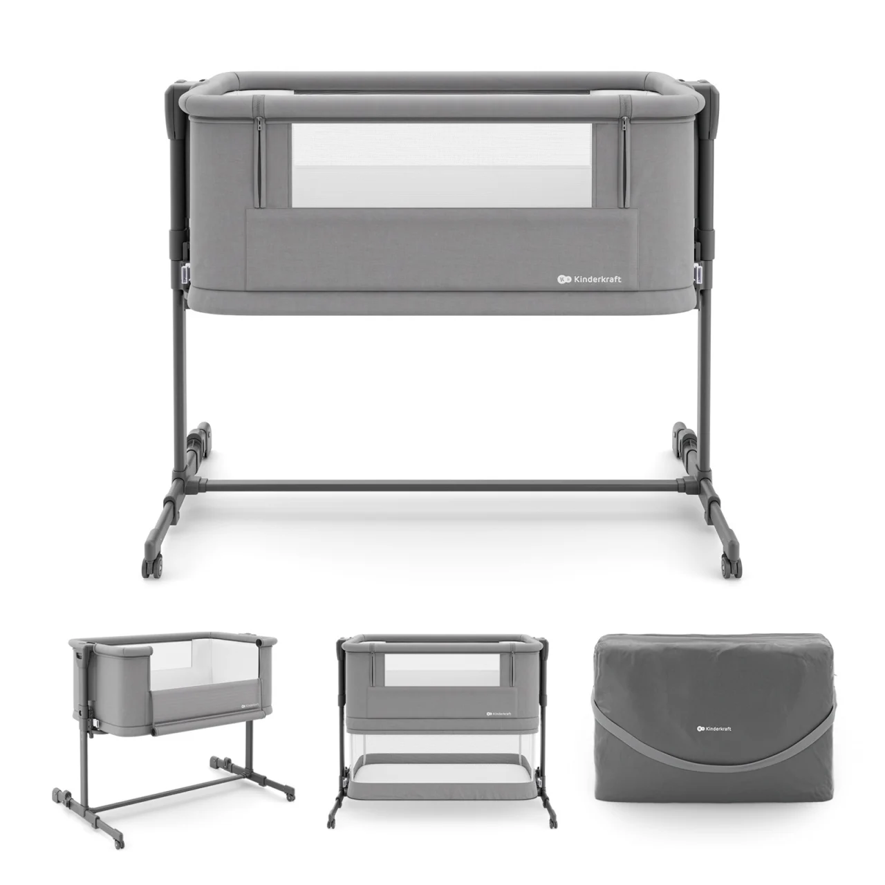 Kolevka Neste Grow 2 Dark Grey Kinderkraft