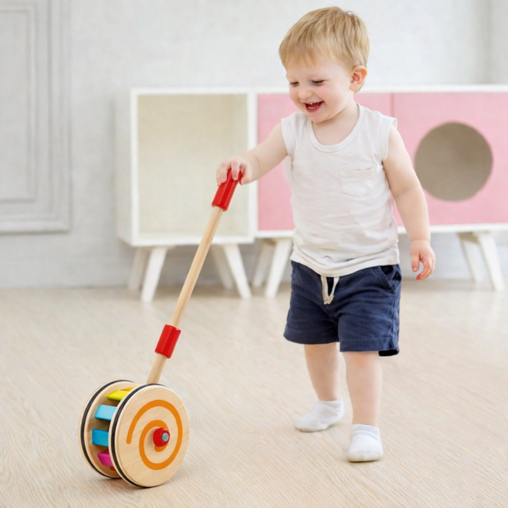 Drvena guralica Duga Classic World 