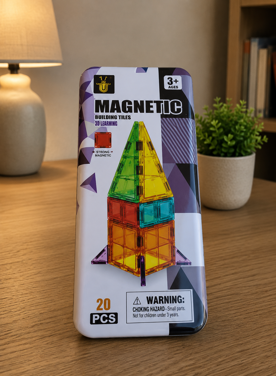 Magnetni konstruktor Travel pack 20 delova ST0723776X Magnetne kocke