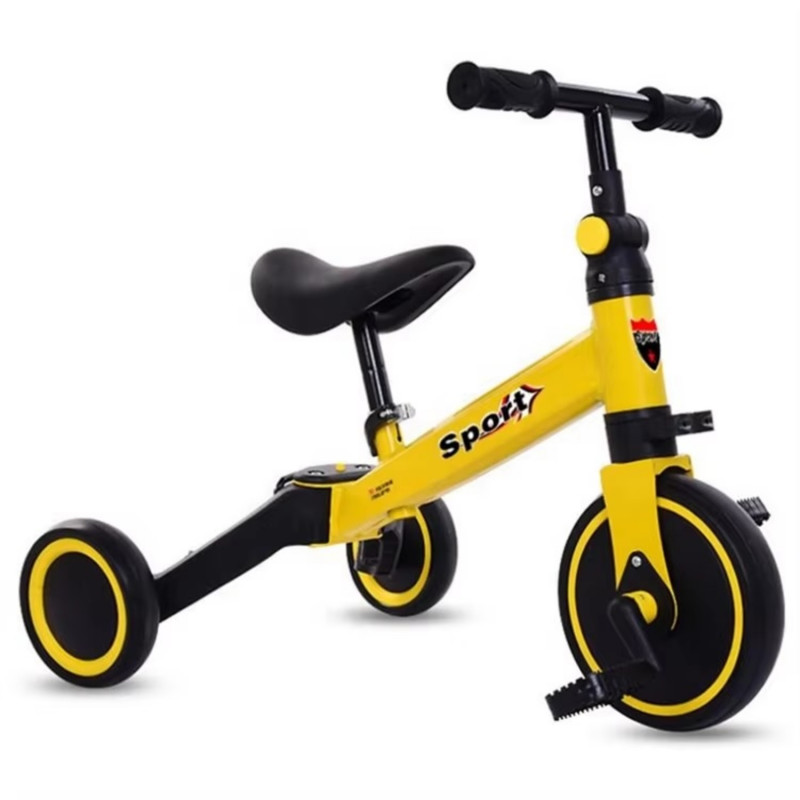 Tricikl Balansero bike 3u1 žuto crna