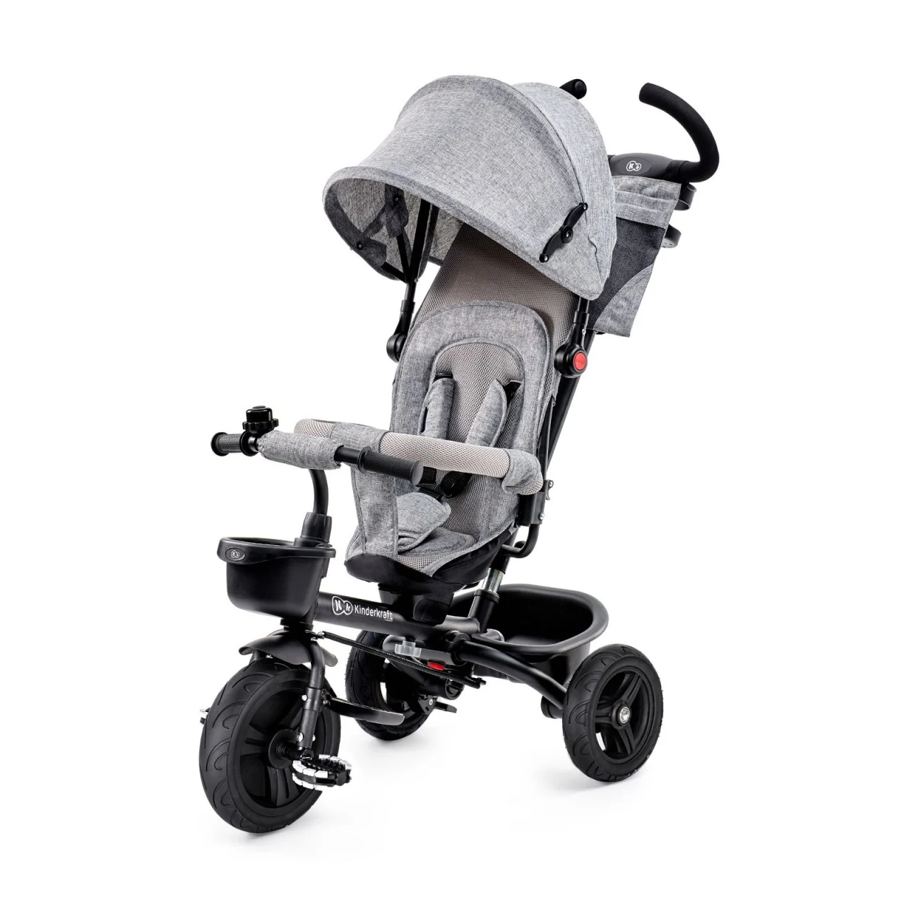 Tricikl Aveo 2 U 1 Light Grey Kinderkraft