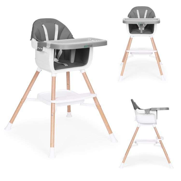 Hranilica za bebe 2u1 Gray  Eco Toys