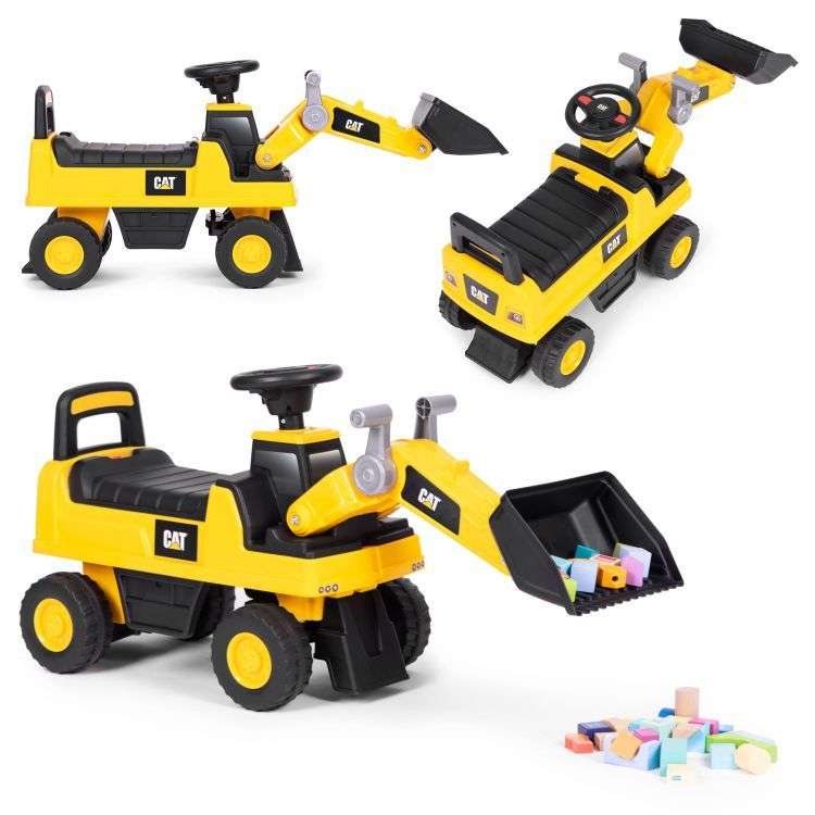 Bager guralica utovarivač za decu yellow Eco Toys