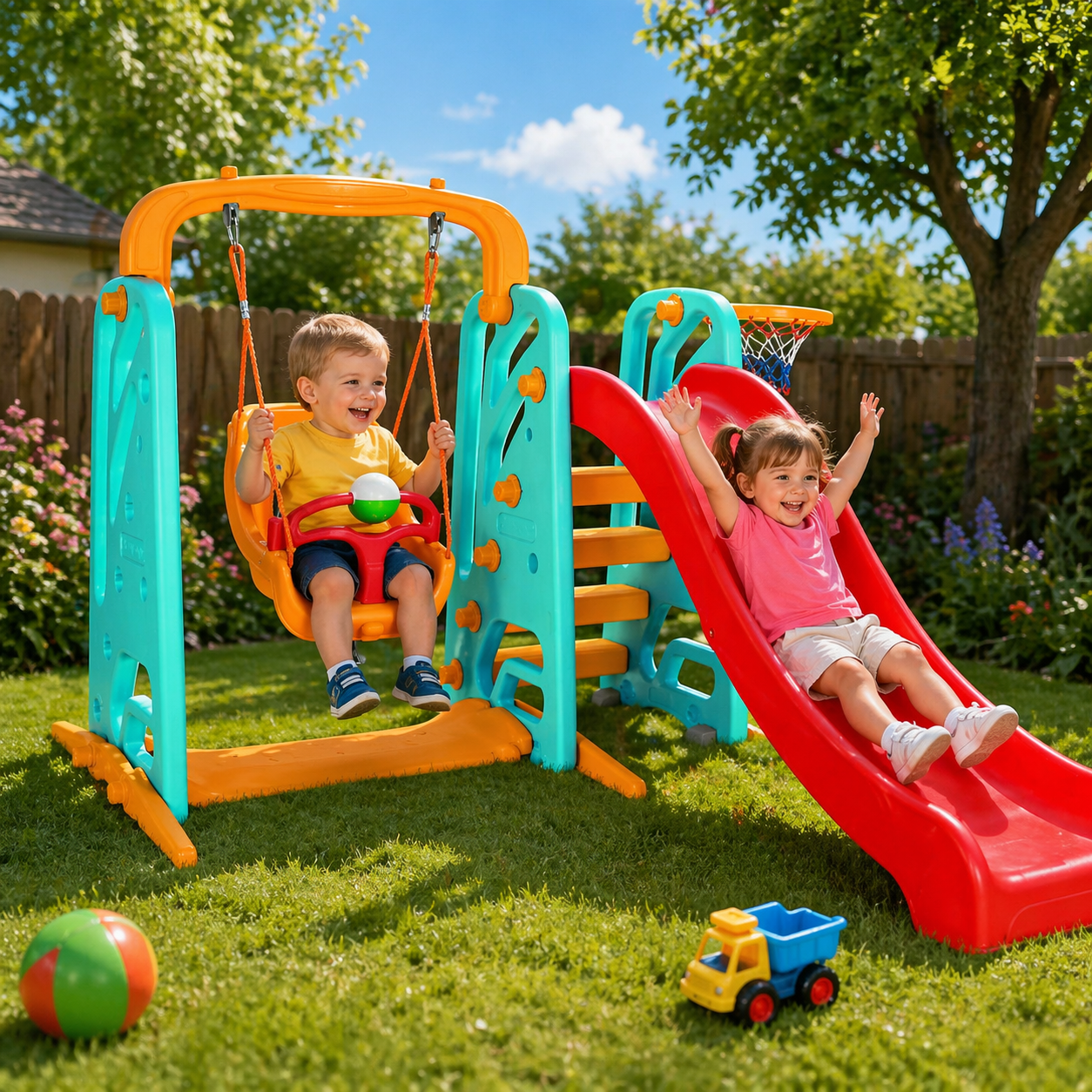 Tobogan za decu šareni Pilsan 155cm